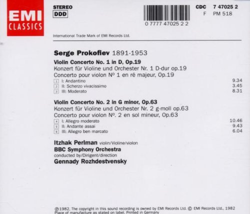 Violinkonzerte 1 und 2