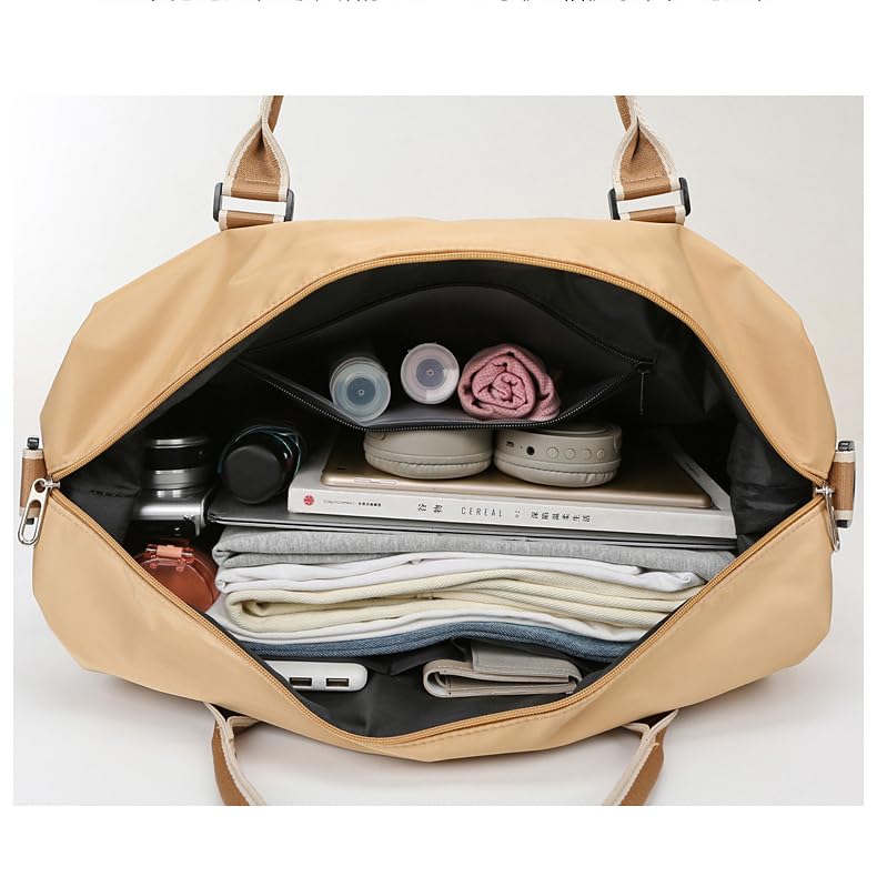 Dry Wet Separated Tote Gym Bag for Women with Shoulder Strap Hospital Bag for Labor and Delivery Blue2