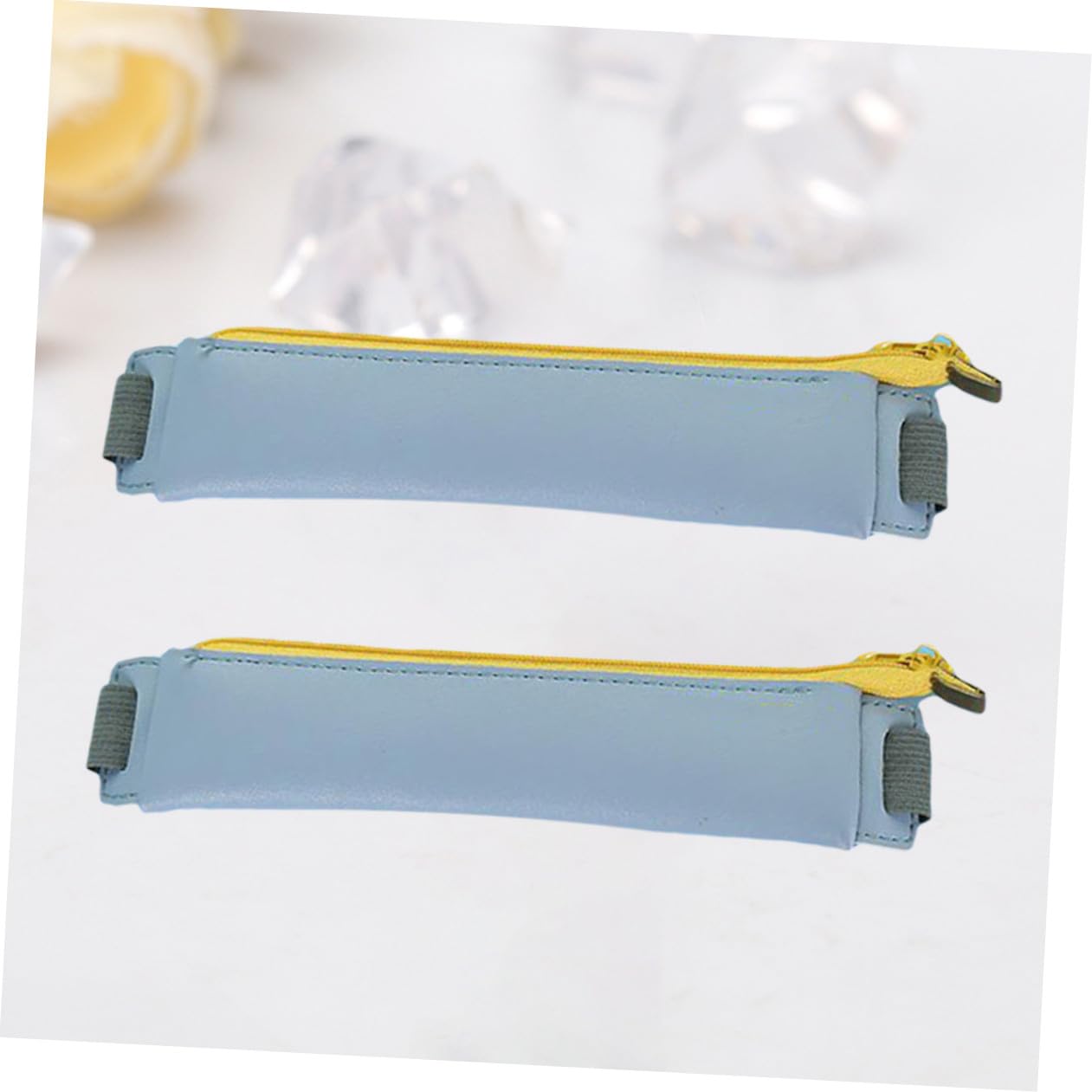 SHINEOFI 4pezzi Vintage Astuccio Portapenne Per Scuola Blu Portapenne Protettivo Per Occasione