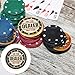 TOYANDONA Metal Dealer Button Poker Chip Double-Sided Poker Game Accessory for and Home Tournaments Lightweight and Portable 1.57 Inch Dealer Chip