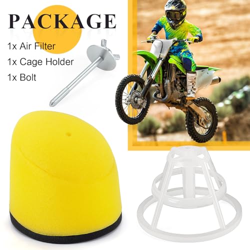 Image of Air Filter & Cage Holder + Bolt for Kawasaki KX80 KX85 KX100 KX112 1991-2024 13091-1696