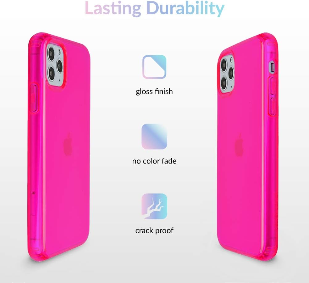 🔥 Hot Deals Velvet Caviar Compatible with iPhone 11 Pro Case Neon Pink - Cute Clear Protective Phone Cover for Women, Girls (Hot Pink)