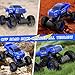 DOUBLE E RC Car 4WD 2 Motors Monster Trucks for Boys, 11 Inches Off Road Crawler Remote Control Monster Truck with Rechargeable Battery Vehicle Truck Toy Gift for Kids 6 7 8 9 10 11 12 Years