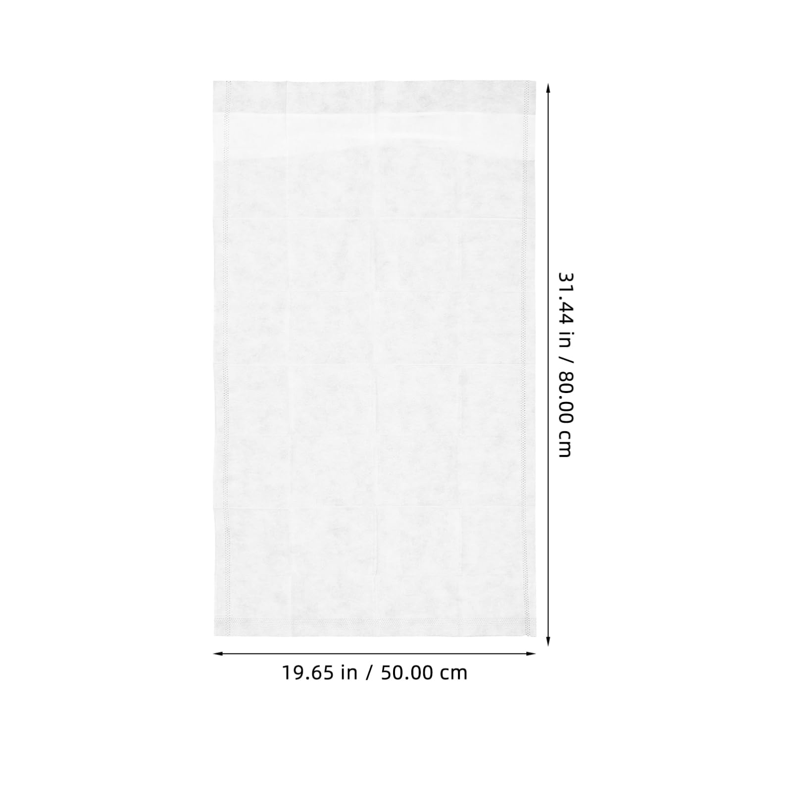 SHERCHPRY 50Pcs Disposable Pillow Covers for Travel Single Use Non Woven Pillowcases Convenient Spa and Hotel Supplies Design