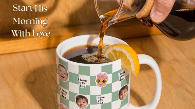 Taza personalizable para papá de cerámica 11 onzas miniatura 7