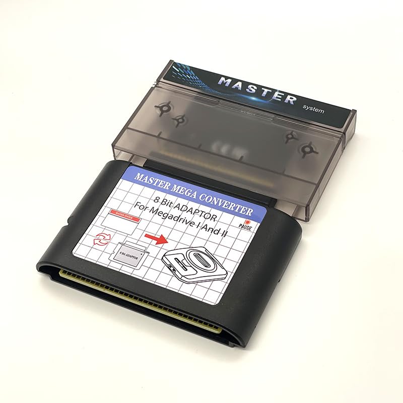 Miniatura 2 de Master System Adapter & 1000 Games Cartridge,Play Retro 8-Bit Games on Genesis,SEGA Mega Drive Compatible,Classic Gaming Bundle (MS
