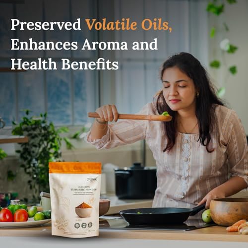 Image of Miresi Lakadong Turmeric Powder, 7% Curcumin - Lead Chromate Free, ETO Free, Sustainably Sourced, 100g (Pack of 1)