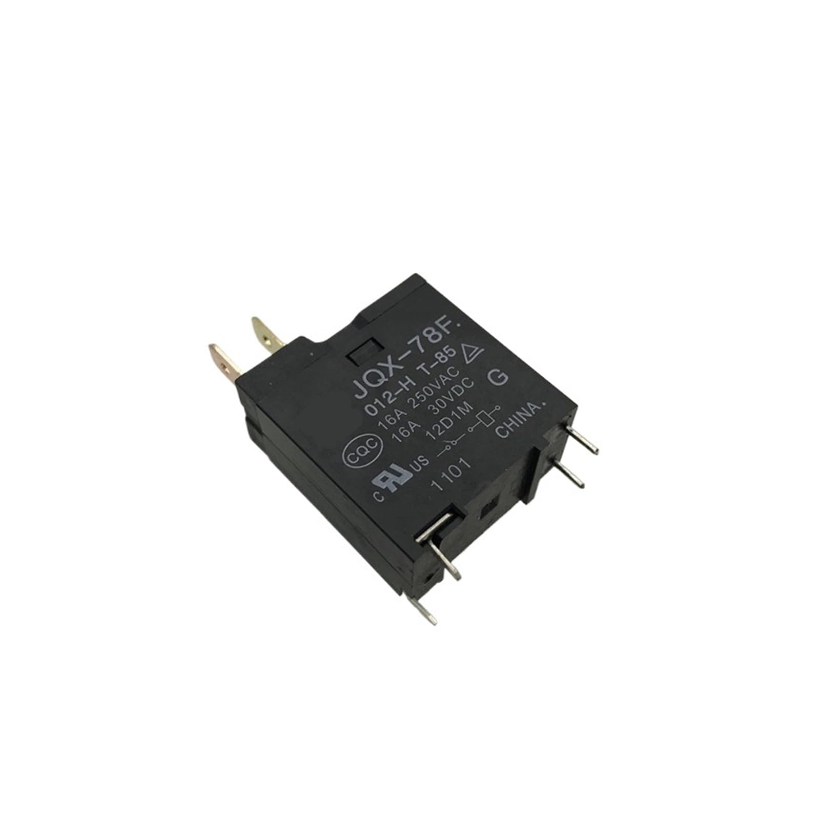 YLQUXEUV Microwave Oven Relay JQX-78F-012-H JQX-78F 12V 16A 250VAC DIP4