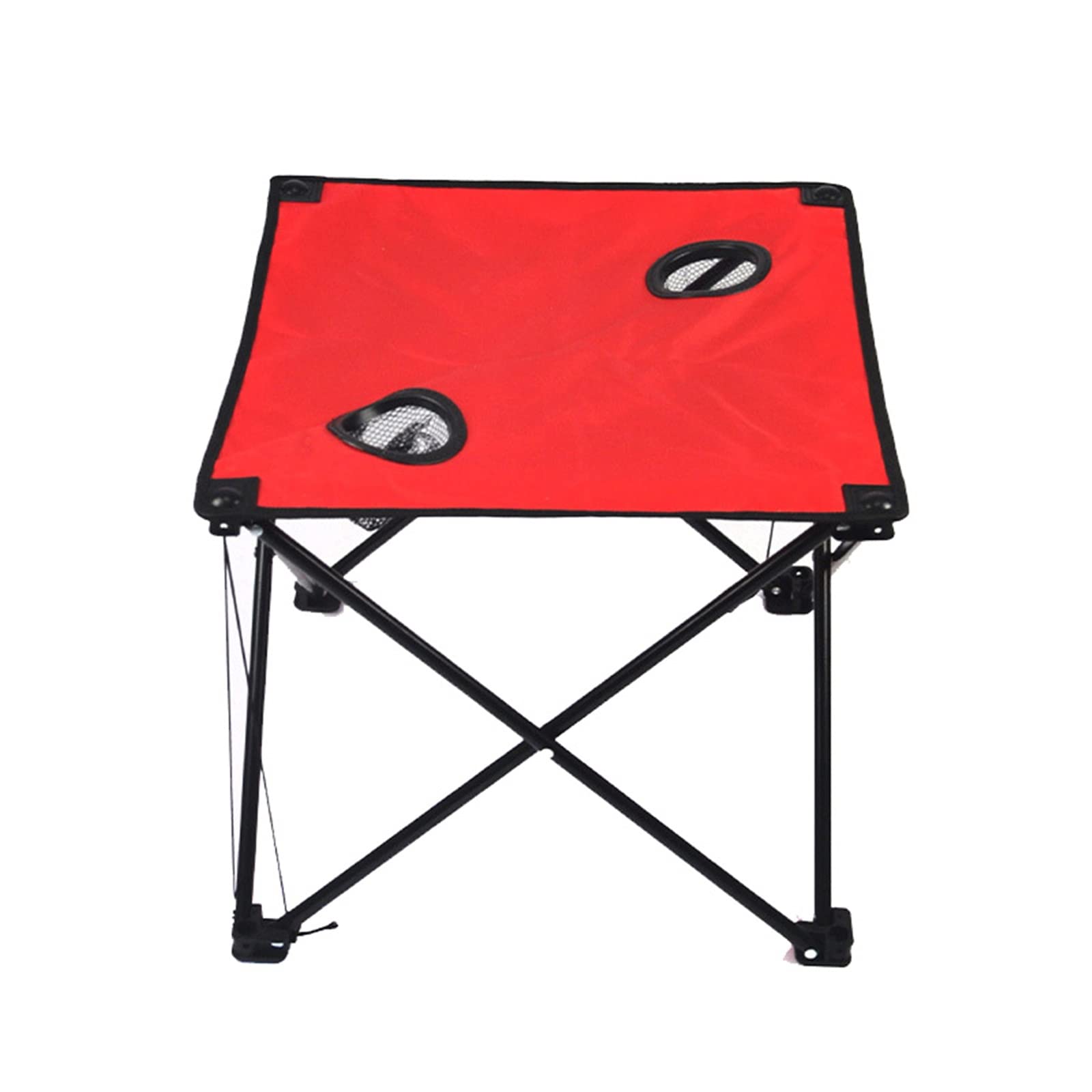Table pliante Table pliante Table de plage en toile imperméable pour l'extérieur avec 2 porte-gobelets et sacs pour le camping Table de camping portable Tables de pique-nique pliantes pour les barbe