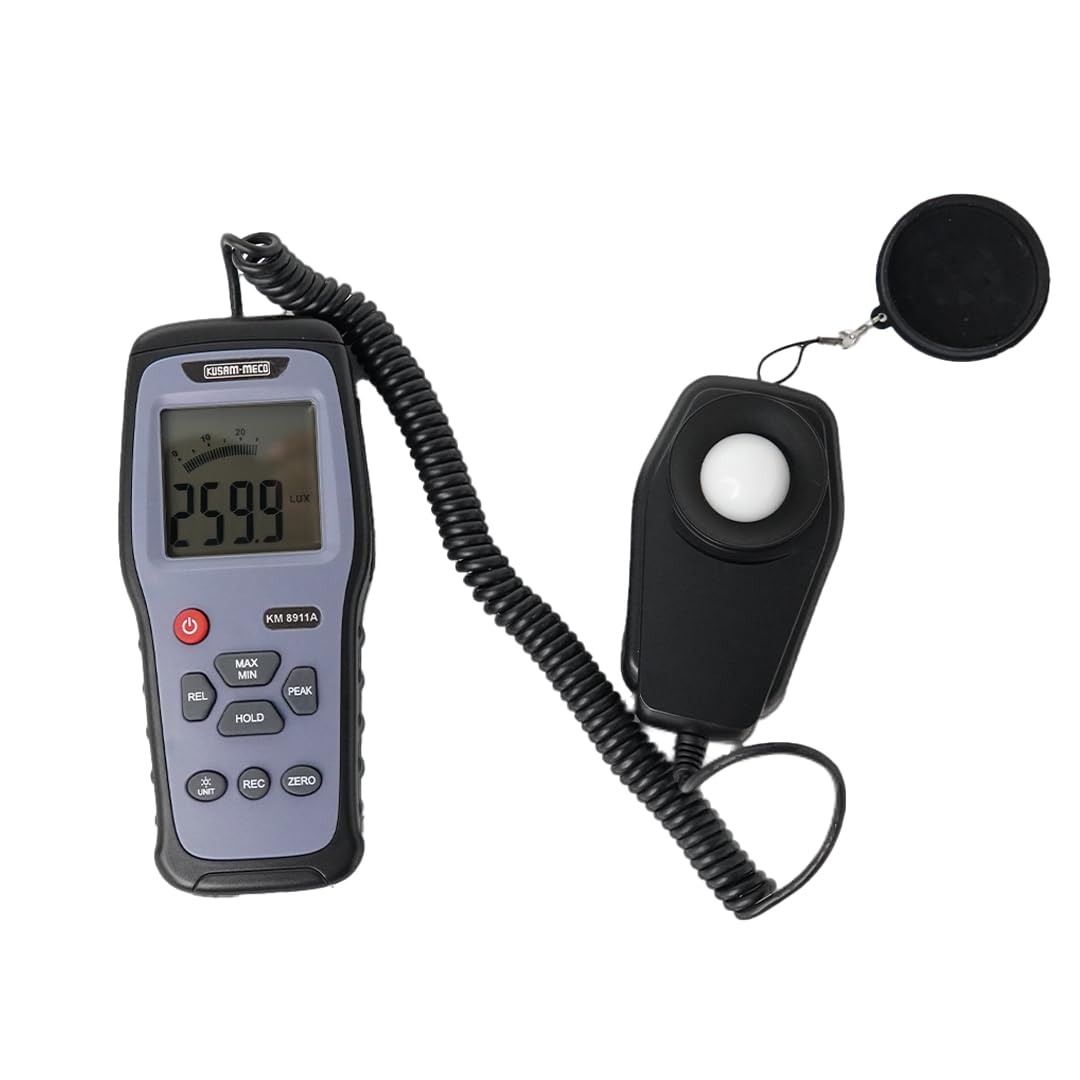 KUSAM-MECO Digital Digital Lux (Light) Meter 8911A With Auto Ranging and Data Logger Function |1 Year Warranty-image-1