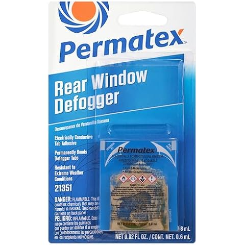 Permatex 21351 Electrically Conductive Rear Window Defogger Tab Adhesive Cover