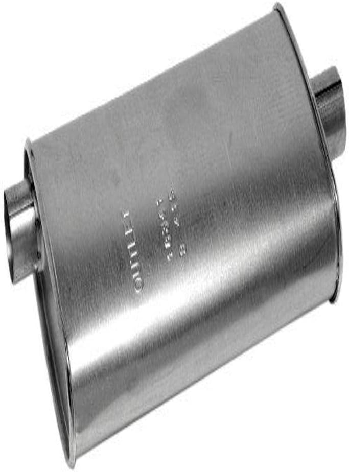 Walker SoundFX 18341 Direct Fit Exhaust Muffler 2.25" Inlet (ID) 2.25" Outlet (ID) for Jeep Wrangler