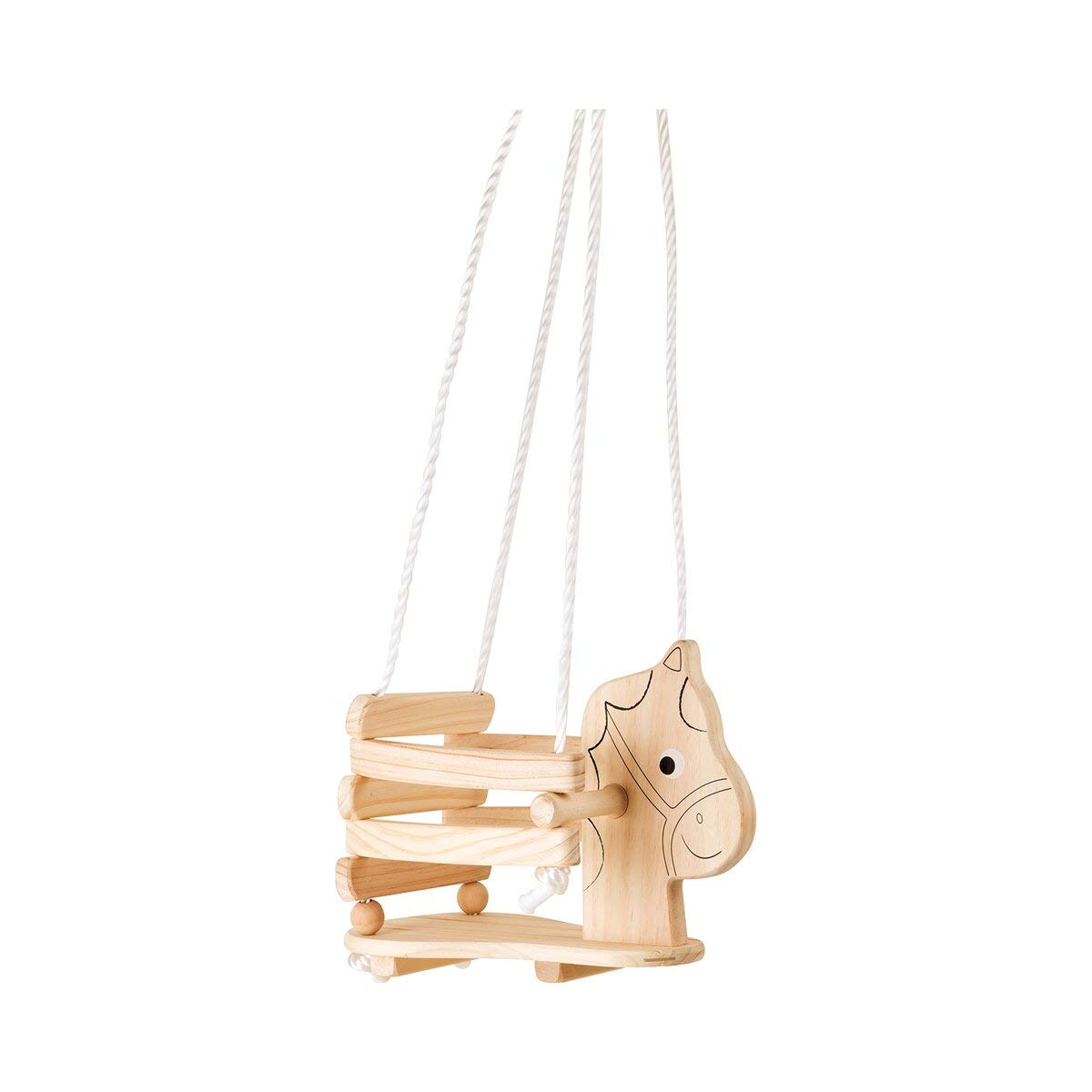 small foot Columpio Infantil de Madera con Borde y Asas para Sentarse independientemente, a Partir de 18 Meses, 4774, Color Natural small foot Columpio Infantil de Madera con Borde y Asas para Sentarse independientemente, a Partir de 18 Meses, 4774, Color Natural
