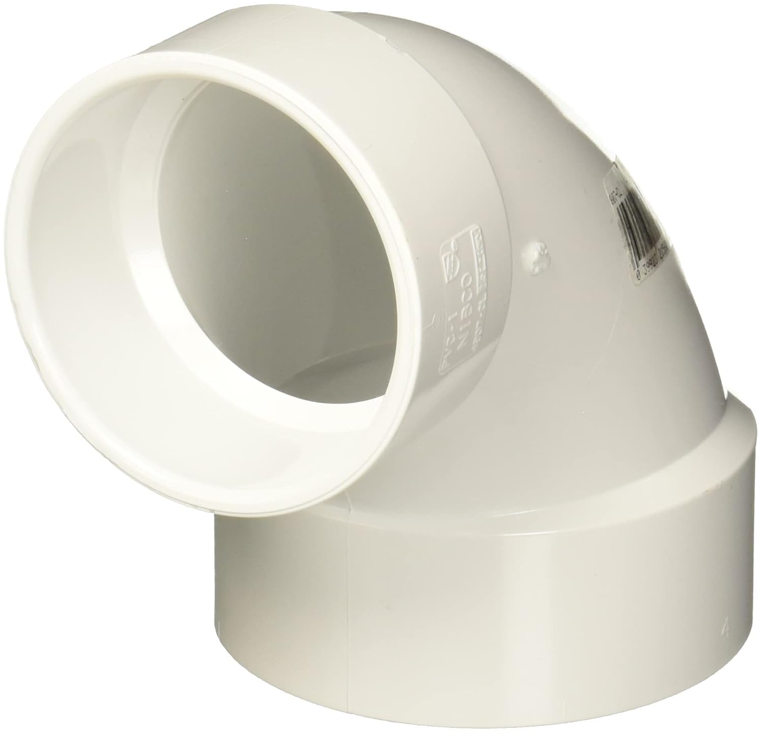 Nibco 4807-cl serie PVC DWV Pipe Fitting, 90 Degree codo, Hub