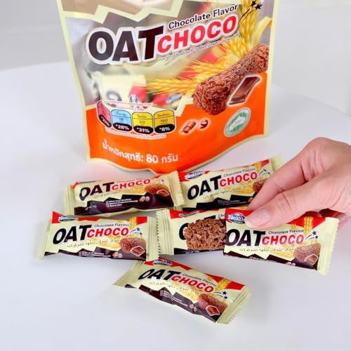 Image of Oat Choco - Chocolate Flavored Oat Bar (80g) pack of3, 1pack /8 Pcs.