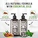 Viking Revolution Beard Wash & Conditioner Set w/Argan & Jojoba Oils – Softens, Smooths & Strengthens Beard Growth - Natural Peppermint and Eucalyptus Scent - Shampoo (17 oz)
