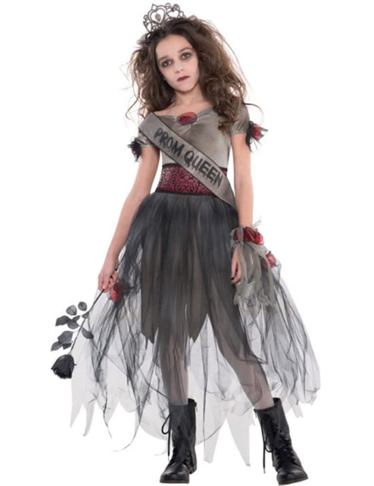 amscan Girls Prom Queen Zombie Halloween Fancy Dress Costume