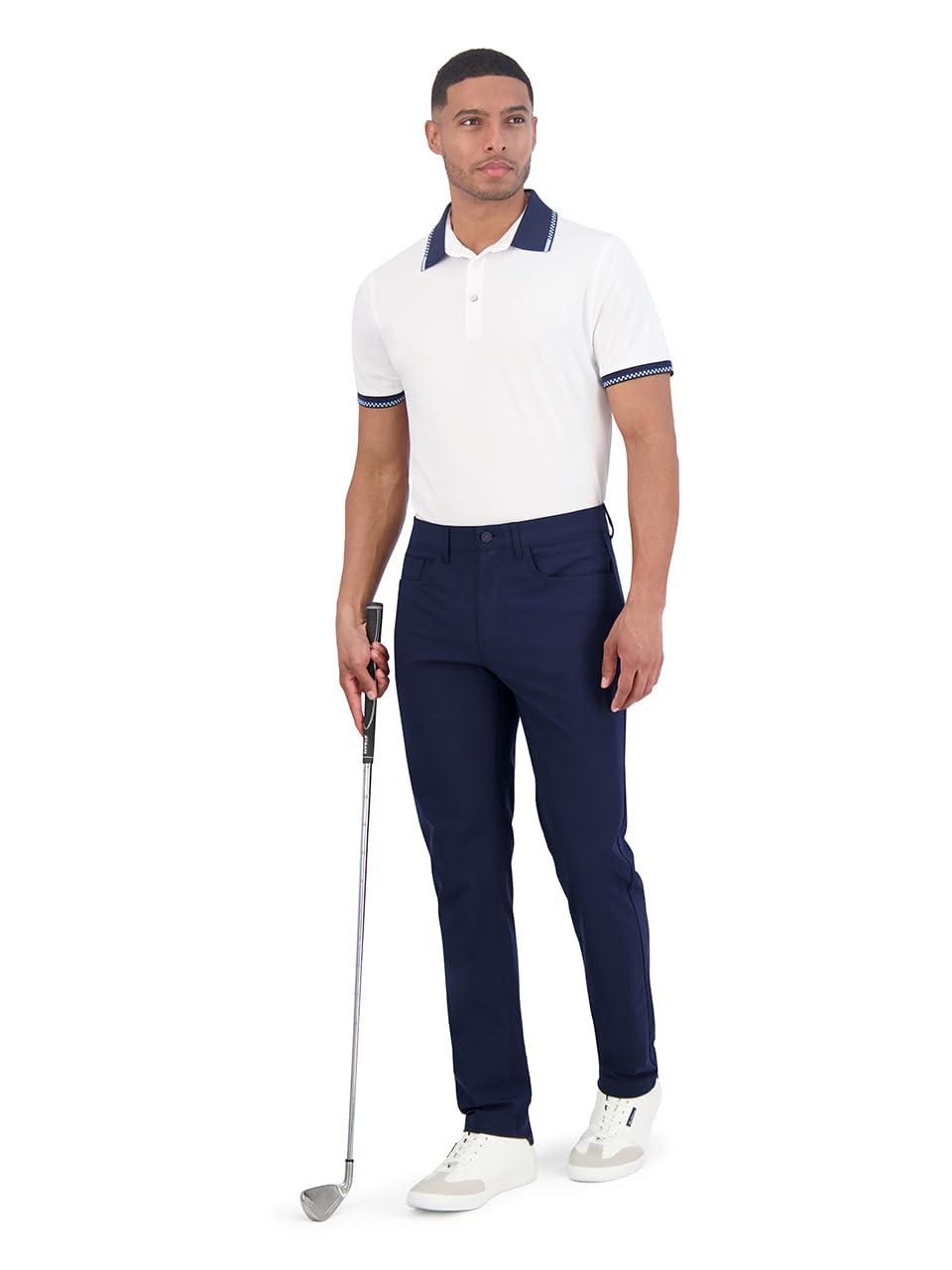 Ben Sherman Mens Performance Golf Pants – Four-Way Stretch, Quick-Dry, Wrinkle-Resistant Casual Pants, Grip Waistband