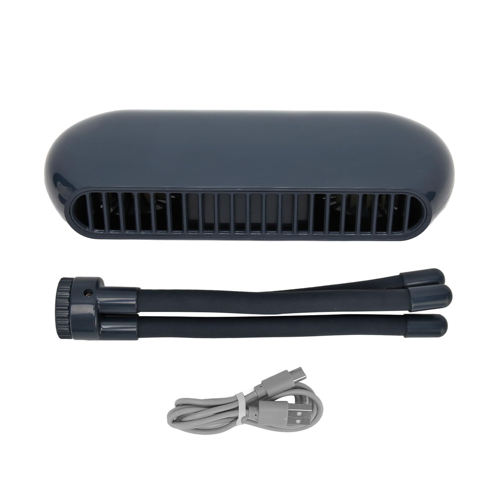 Annadue Ventilador para Cochecito, Ventilador de Refrigeración USB de 4 Velocidades con Batería y Trípode Flexible, para Silla de Coche, Cochecito, Oficina y hogar. (BLUE)