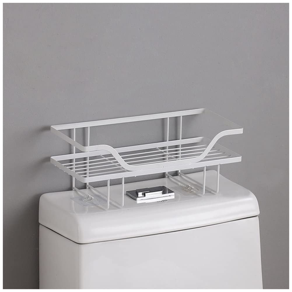 AYCDL Bathroom Shelf nizer Over Toilet 11-Tier Space-Saving Storage with Towel Rack and Hooks White Perfect for Small Spaces and Maximizing Bathroom Storage,Bianco