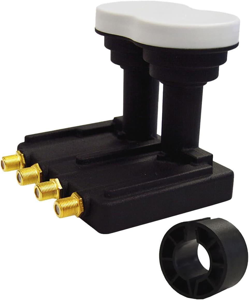 Accesorio Antena Parabólica LNB Single Universal Para Antena Satélite - Compatible Con Astra, Hotbird, Sky, Freesat, HD Lnb Para Astra Hotbird - Foto 10