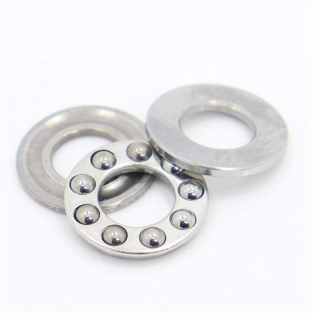 Roulements à billes axiaux F7-15M 7x15x5 en acier inoxydable haute performance avec cage robuste