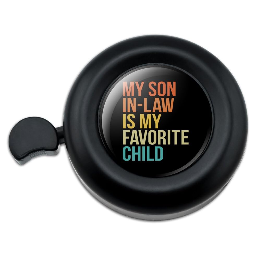 Graphics & More My Son in Law is Favorite Child Bicycle Handlebar Bike Bell