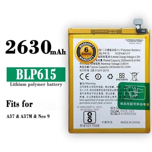 Image of Original BLP615 Battery for Oppo A37 Neo 9 Neo 7 / A37T / A37M / A37f / A37fw Battery with 6 Month Warranty**(Y00000298)