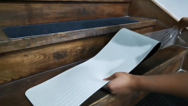 Duscdesp Treppenmatten Set - 15 Stück Antirutsch Stufenmatten 60x20cm