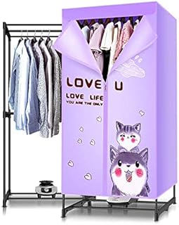 TQMB-A Séchoir à Linge Portable électrique 1200W 16KG Portable Pliable Séchage Rapide & Efficace Sèche-Linge à ions négatifs avec minuterie