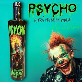 Buy PSYCHO Ultra Premium Vodka 70cl – Crafted from 100% British Grain, Small Batch & Exceptionally Smooth for Cocktails & Gifts – PSYCHO