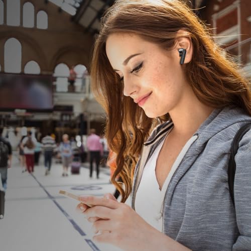 Image of Monster N-Lite Clear Talk Wireless Earbuds Bluetooth 5.3 Headphones with IPX8 Waterproof, CVC 8.0 Noise Reduction, Fast Charging for Sport