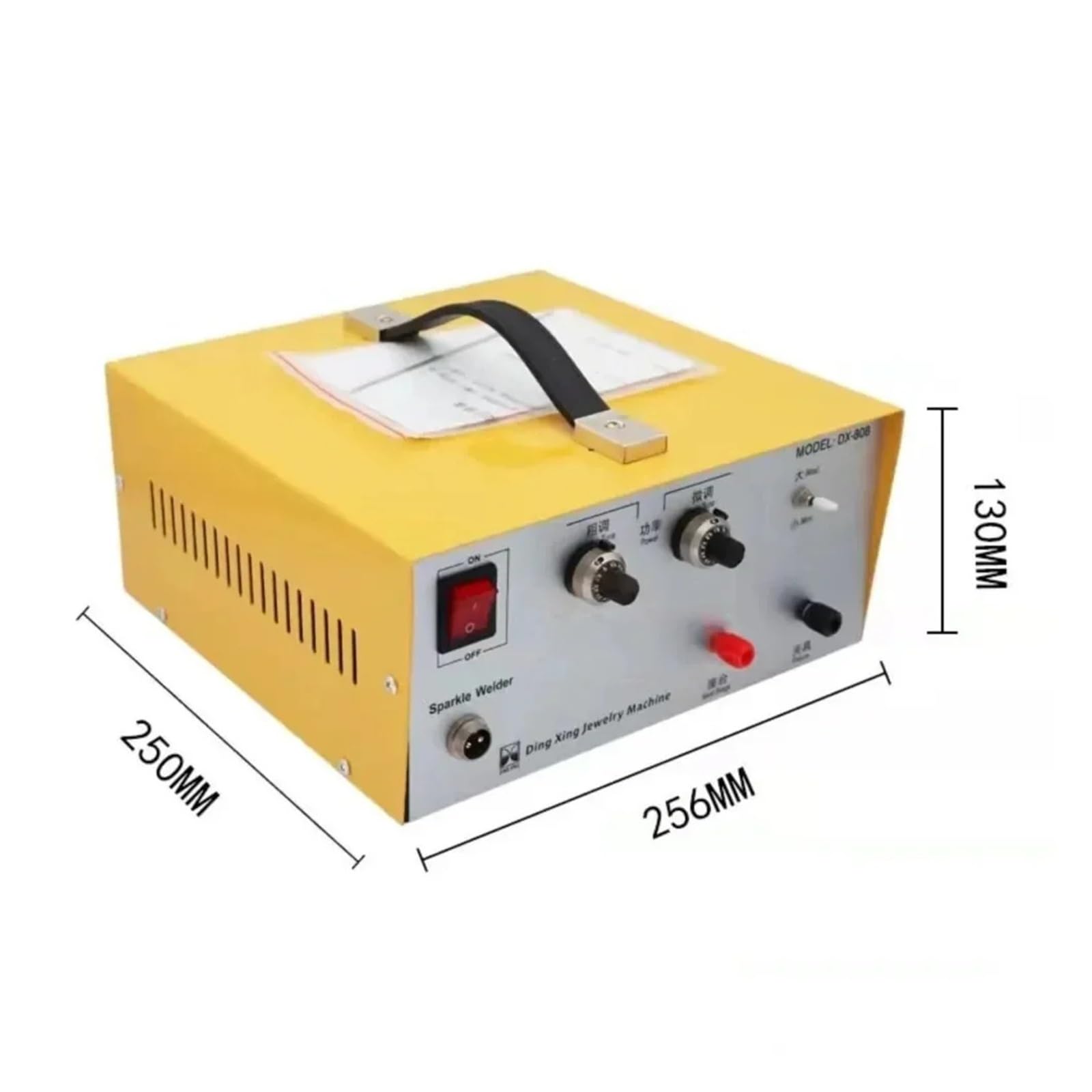 DX-808 Pulse Sparkle Spot Welder Maszyna do obróbki biżuterii złotej i srebrnej Elektryczna maszyna do spawania punktowego Pulse 80A 30A Wszechstronne zastosowanie(80A)