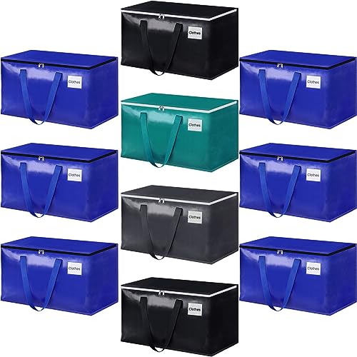 StorageRight Moving Bags, Moving Boxes, 93L 10-Pack Sotrage Bags, 4 Colors