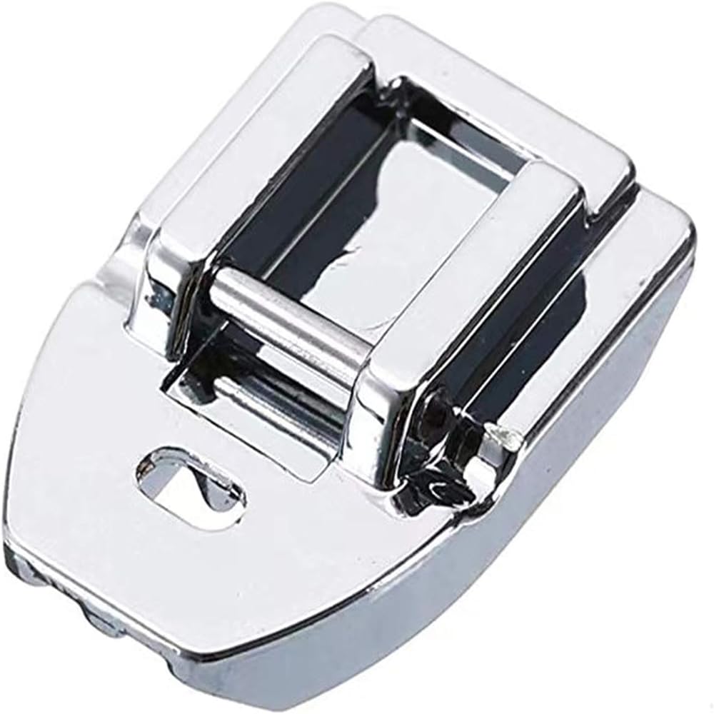 Invisible Zipper Presser Foot Fits Usha Janome Sewing Machine Suitable All Low Shank Snap-On Like Singer, Juki, Brother, White Machine Pack of 1 — Amazon image 6