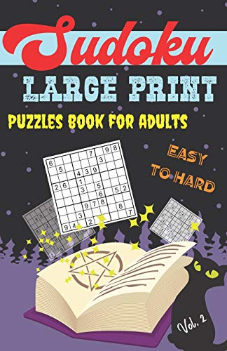 Sudoku Large Print Puzzles Book for Adults - Ea... B08DSTHLQV Book Cover