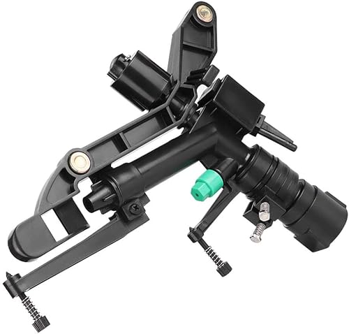 Miniatura 5 de BORDSTRACT Boquilla giratoria G1 de rosca hembra, boquilla de brazo basculante de rosca ajustable, boquilla giratoria de basculante para césped,