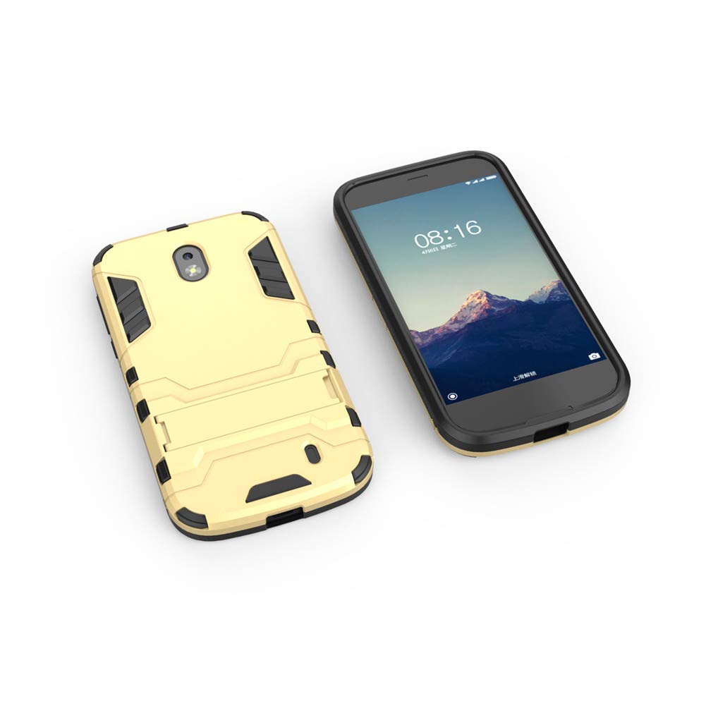 Case For Nokia 1 2018  4.5 Inch  2 In 1 Shockproof With Kickstand Feature Hybrid Dual Layer Armor Defender Protective