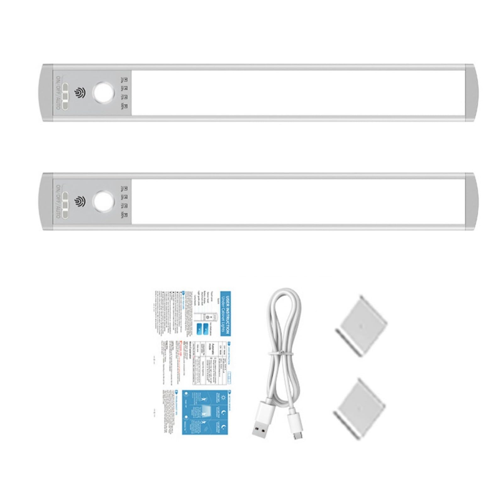 Hsioluted Two Packages Motion Transducer Led Night Lamp 32Cm Attractive Lamp Including 3 Color Approaches And Touch Light Management Led Strip Lights