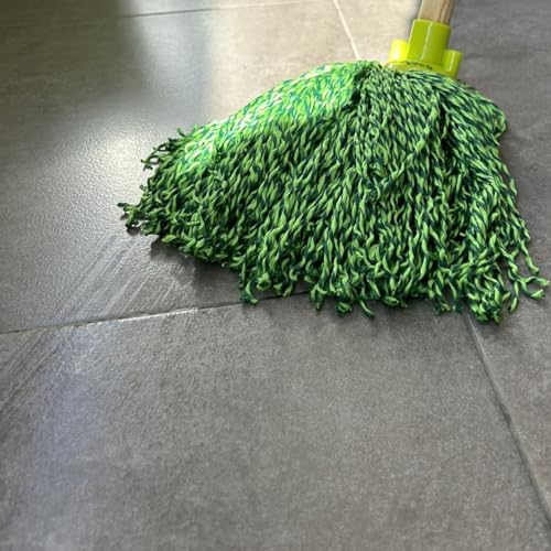 Miniatura 5 de Bayeco - Fregona Secafácil Hilos 100 Microfibra - Absorción Y Limpieza Superior - Ligera Incluso Mojada - Más Resistencia Y Durabilidad - Verde - 1 Unidad