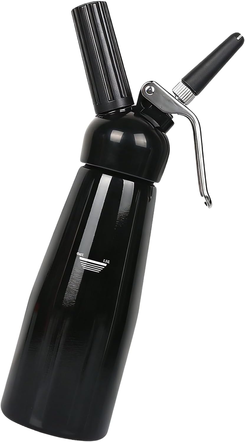 Premium Stainless Steel Cream Whipper Dispenser Canister for Professional Dessert Decorating and Coffee Foam Making Whipped Cream Maker