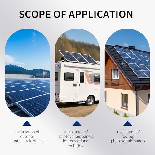 24 Stück Solarpanel Wasserablauf Clips 30mm, Entwässerung Clips PV Module Reinigung Klammer für Solarmodule Solar Zubehör