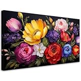 Montage facile - Chaque tableau pour chambre à coucher est équipé d'une suspension déjà fixée, ce qui te permet de le fixer rapidement et sans effort sur n'importe quel mur.