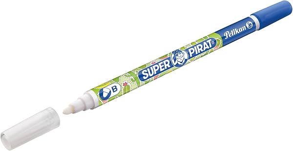 Pelikan Super Pirat, Tintenkiller zum Löschen und Überschreiben, Strichstärken F (fein) + B (breit), 6 Stück - 2