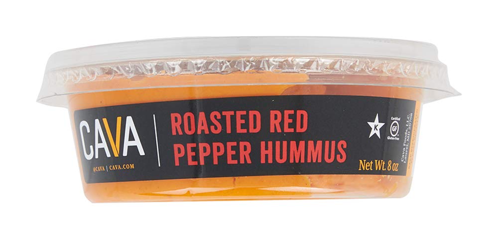 CAVA Roasted Red Pepper Hummus, 8 OZ