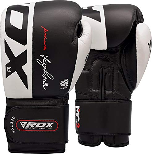 RDX Boxing Gloves for Training & Muay Thai - Cowhide Leather Mitts
