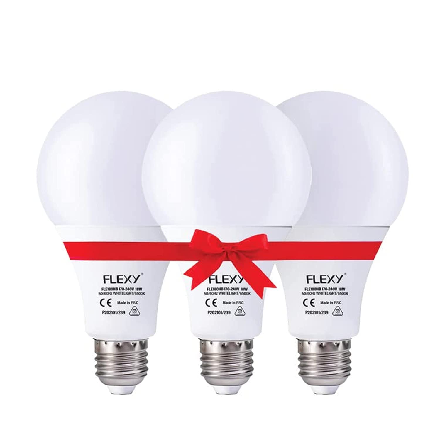 Flexy LED Light Bulb | 165W 20W LED | Daylight 6500K - Light Bulb for Home, Office, Rooms.(Pack of 3)