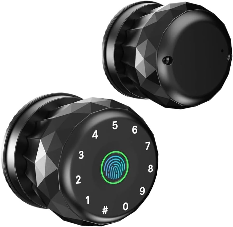 Smart Lock Fingerprint Door Lock App Control Passcode Unlock Electronic Touchscreen Keypad Indoor