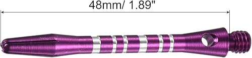 Miniatura 2 de PATIKIL Dart Shafts - Tallos de dardos de aluminio de rosca mediana de 2BA, accesorios de lanzamiento para puntas de acero