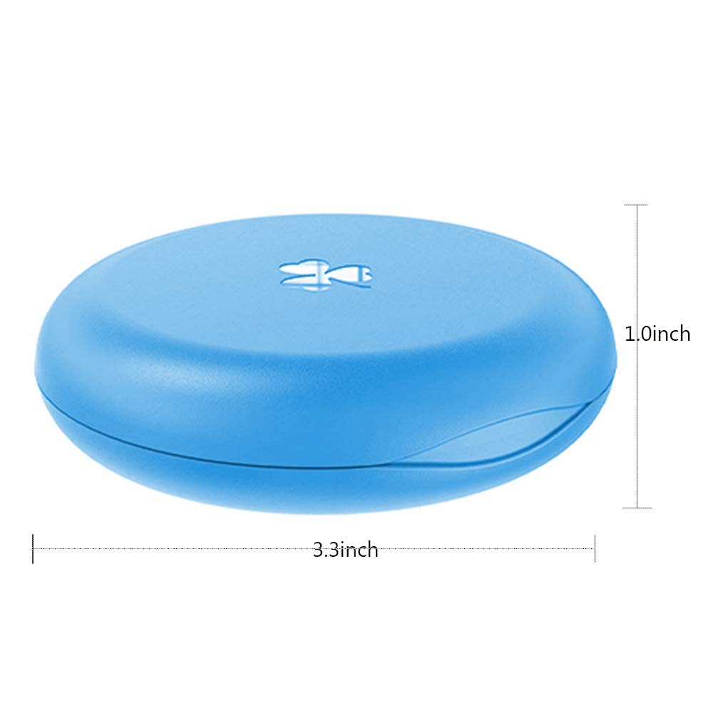Wellgler's Aligner and Slim Retainer Case (2 Pack - Blue) : Beauty & Personal Care